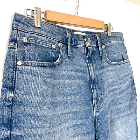 MADEWELL High Rise Slim Boyjean Tencel Edition in Neal Wash Size 30 - Picture 3 of 12